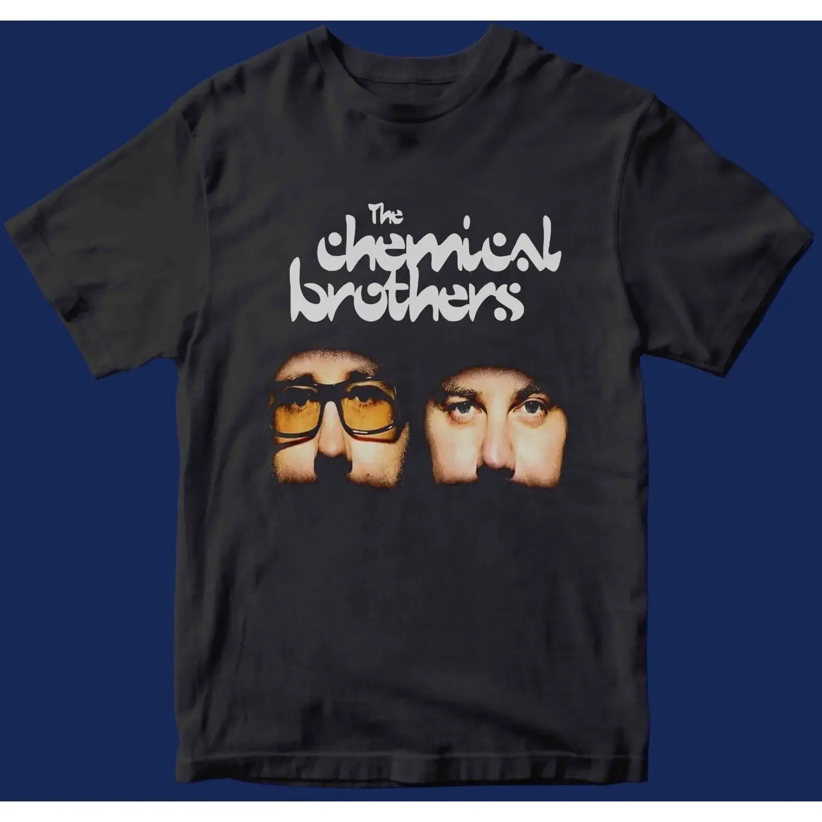 Trend T shirt The Chemical Brothers in cotone nero COMPLETA taglia S 5XL MI893 vintage Washed Stylish Slightly Soft streetwear