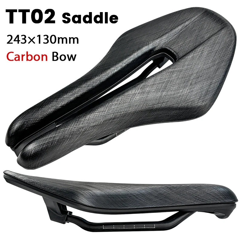 

Ultralight MTB Saddle Time Trial Bicycle Saddle Carbon Bow Triathlon Tri MTB Road Bike Saddle Durable Bicycle TT Seat Cushion