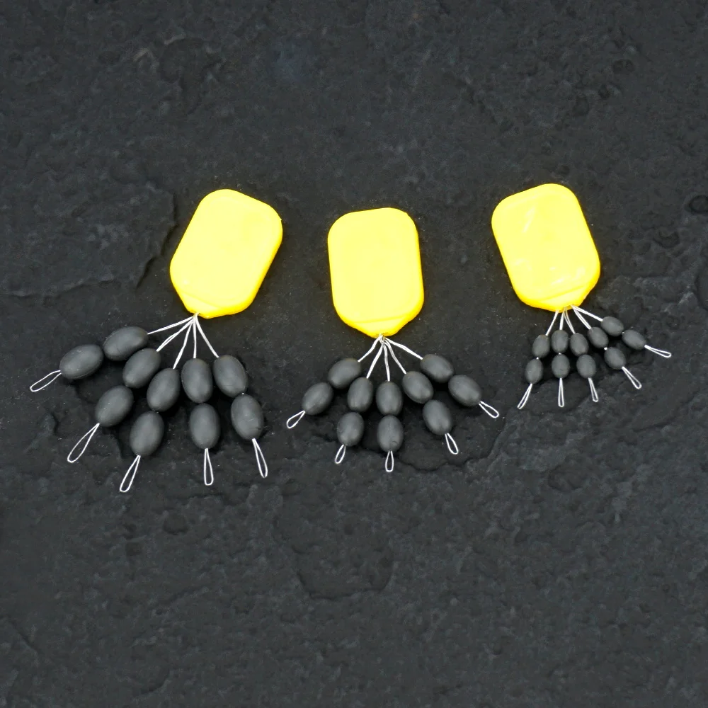 HIRISI Tungsten Oval Perlen-Karpfenangelgewicht 6mm Rostfreie Schnurgewichte für Euro-Karpfenangel-Rig-Zubehör – Detail 3