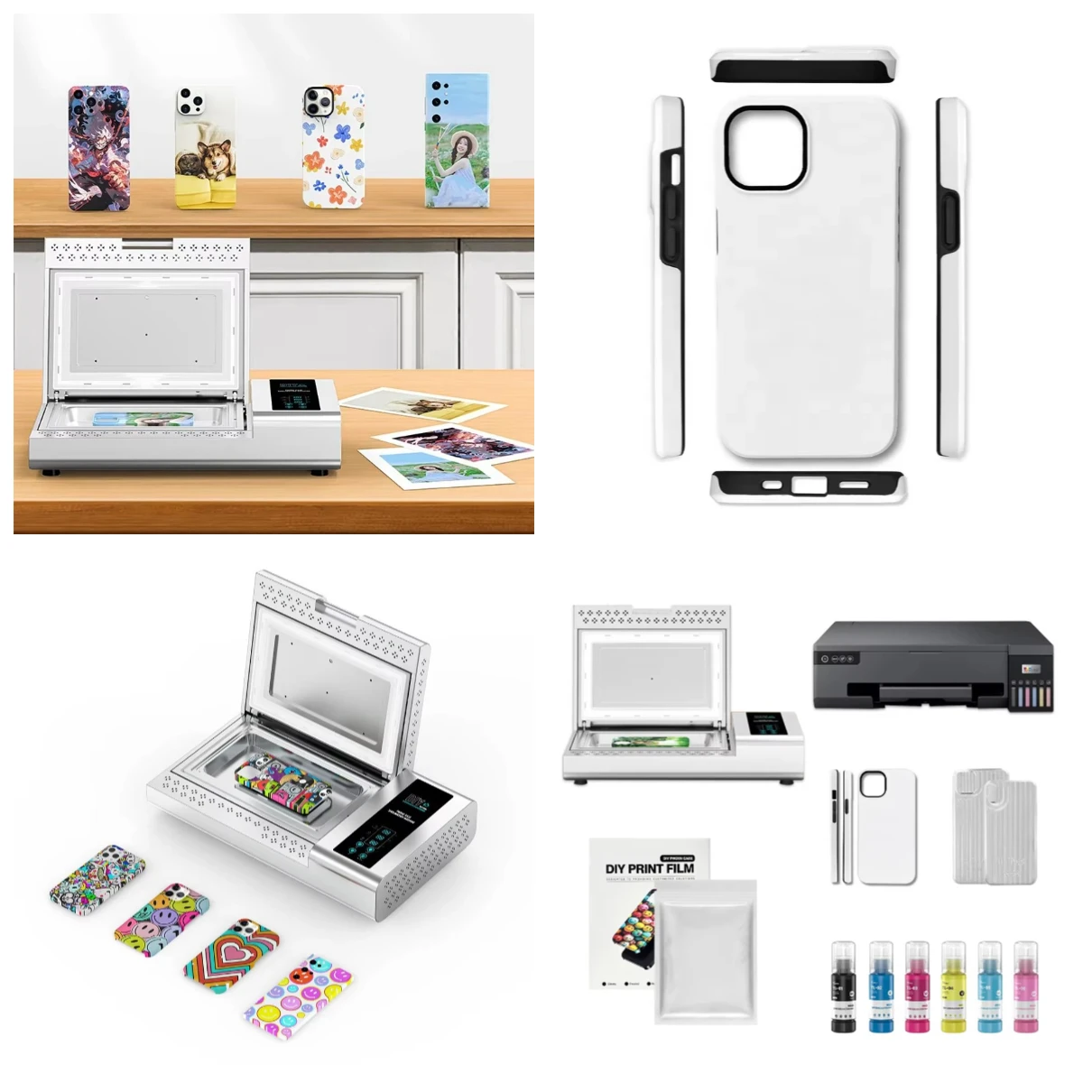 

WJW Factory Supply TL-X9 Sublimation Phone Case Mold Personalized Cell Phone Case DIY Heat Press Machine New Condition for Home