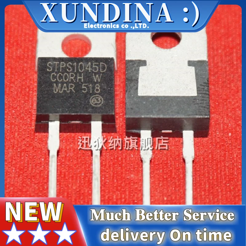 5 PÇS/LOTE STPS1045D TO-220 novo e original IC