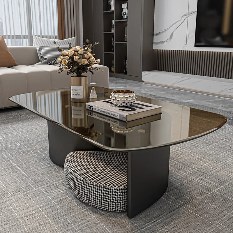 

Modern Elegant Minimalist Side Table Unique Space Saving Coffee Tables Creative Couchtisch Wohnzimmer Living Room Furniture