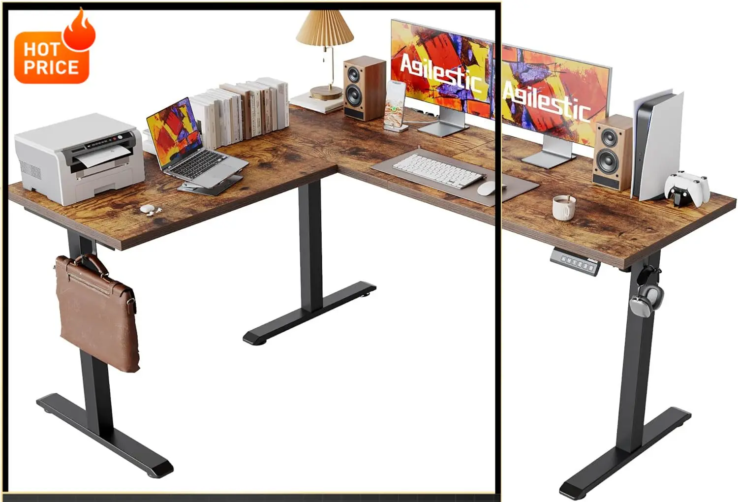 

BestsellerBestseller59 Inch L Shaped Standing Desk Adjustable Height, Electric Corner Standing Desk, Sit Stand Computer Table wi