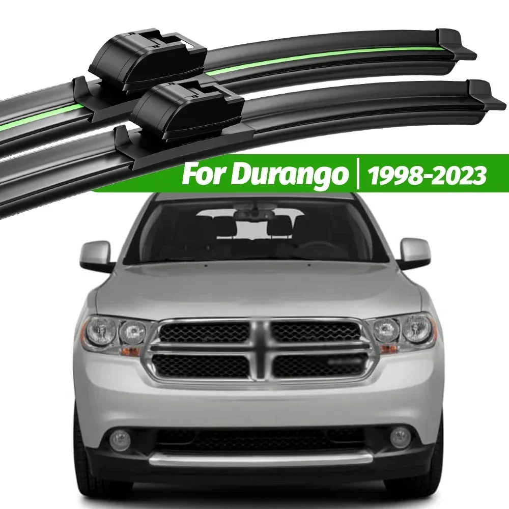 

For Dodge Durango 1998-2023 2pcs Front Windshield Wiper Blades 2000 2008 2011 2012 2013 2019 2020 Windscreen Window Accessories