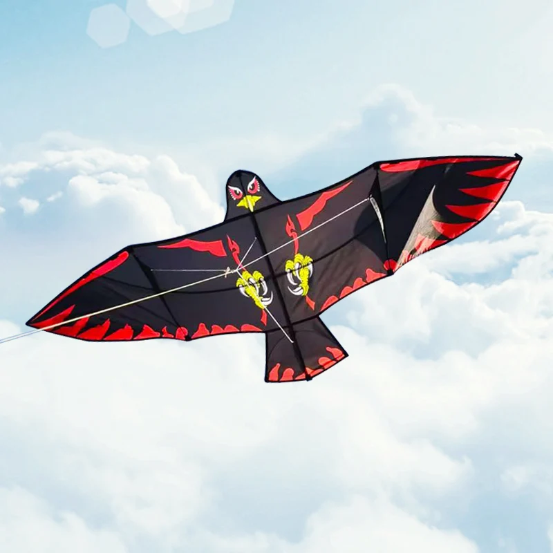 1.8m Flat Eagle Kite Hawk Kite Updated Version Gentle Breeze Easy to Fly Outdoor Sport Toy Animal Kite