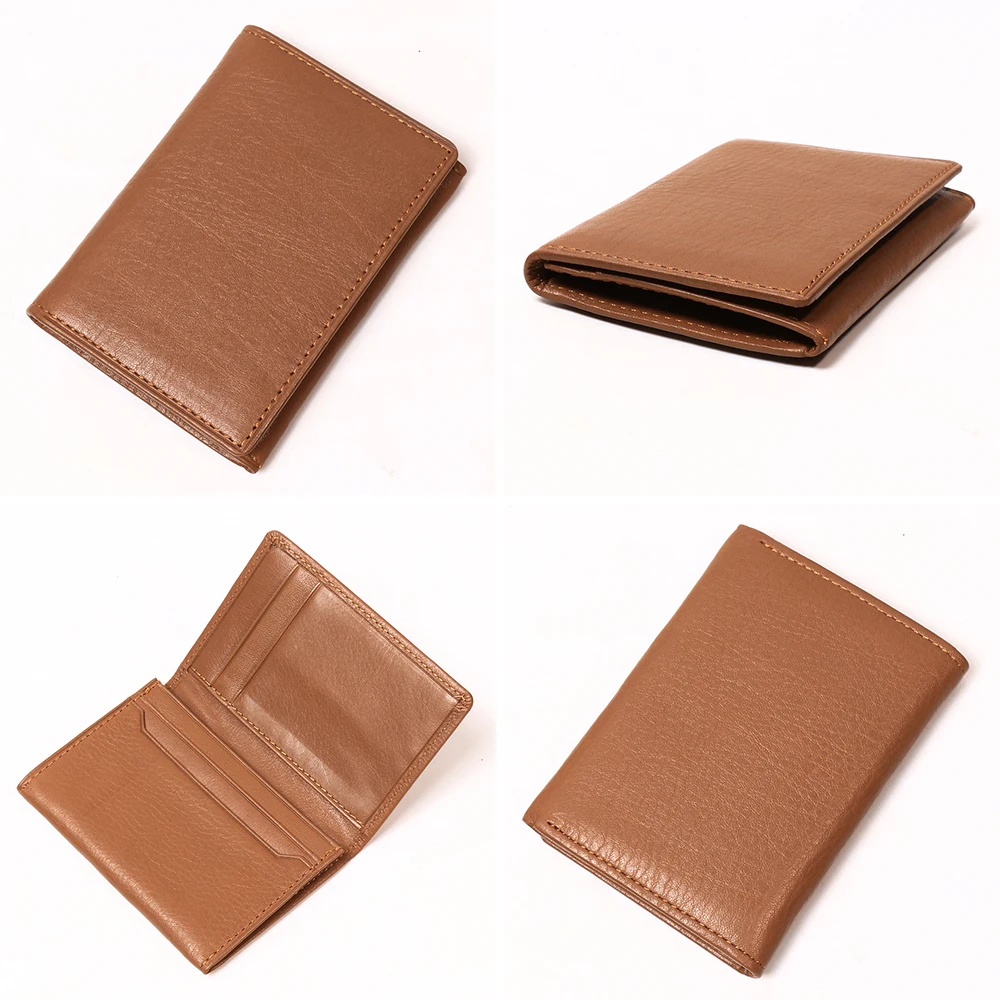 Vintage Leder-Kartenetui – Schlankes, minimalistisches Multi-Karten-Portemonnaie für Herren & Damen, für den Alltag und Pendeln, Sommer-Bestseller – Detail 3