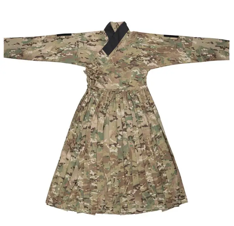 

MC Camouflage Hanfu Dress Women Spring Chinese Style New Outdoor