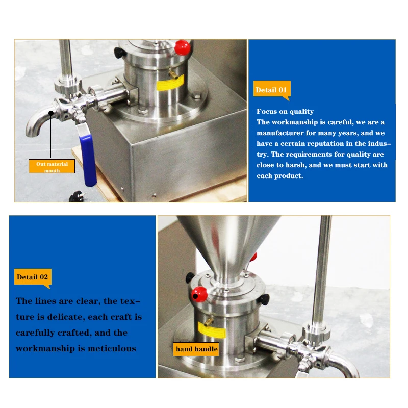 JMS60 الفولاذ المقاوم للصدأ طحن السمسم كسارة المنزلية زبدة الفول السوداني الصويا مستحلب آلة 110 فولت/220 فولت