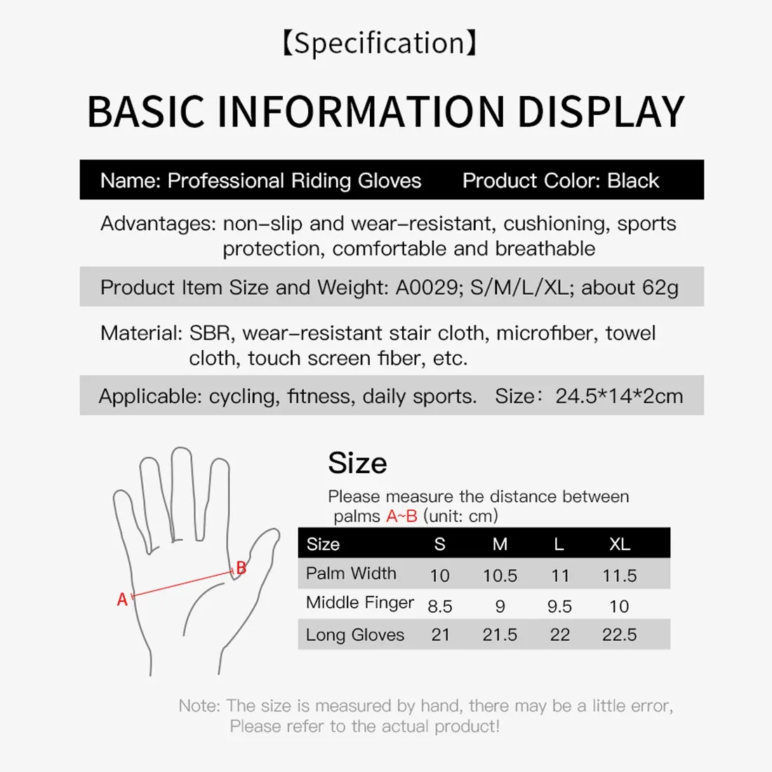 Spring Autumn MTB Cycling Driving Gloves Breathable Non-Slip Shock-Absorbing Touch Screen Black Gloves Motorcycle Gloves Men