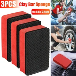 1-3Pcs Car Clay Bar Sponge Pad Reusable and Washable Cleaning Sponge Block Eraser Wax Polish Pad Auto Washing Tool Accessories