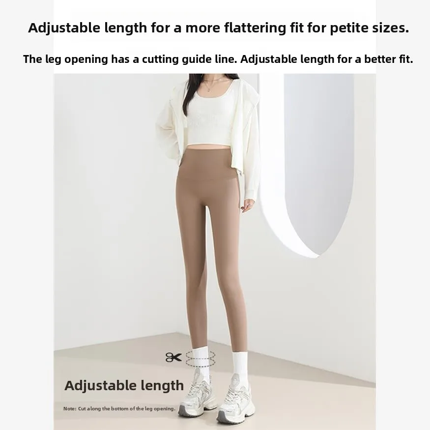 جديد 2025 ارتفاع الخصر سليم صالح تابوت الجلد اليوغا السراويل الأوروبية Sle هلام الخصر الربيع الصيف ملابس خارجية المرأة Faion