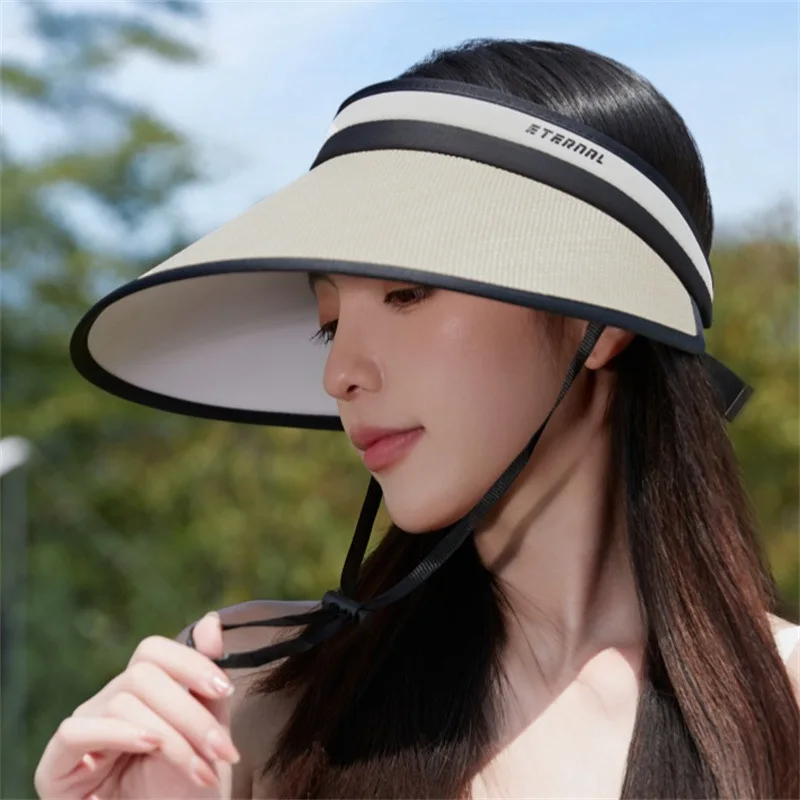 

Sun hat for women in summer, cycling hat, shading and UV protection, foldable to cover the face, a must-have for summer riding