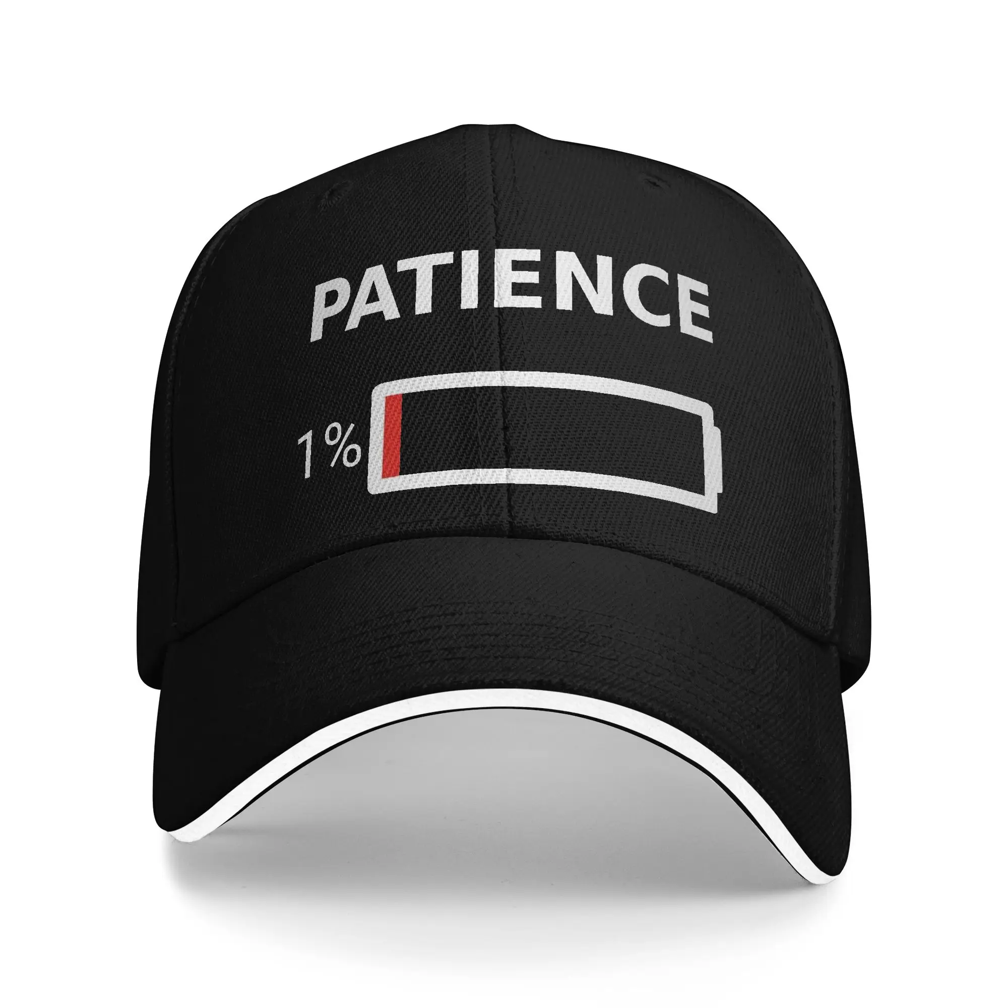 Herren Damen Patience at 1% Geschenk-Mütze, stilvolle Baseballkappe, Trucker-Mütze, Golf-Kopfbedeckung, verstellbare Passform