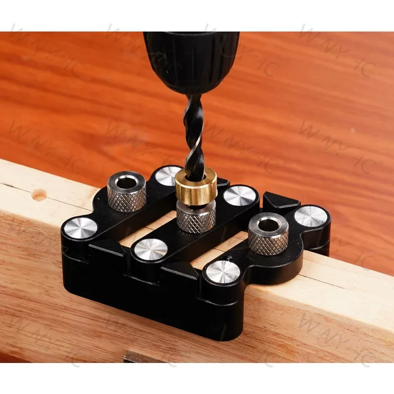Woodworking Doweling Locator, Self Centering Drill Jig for DIY Furniture Joints