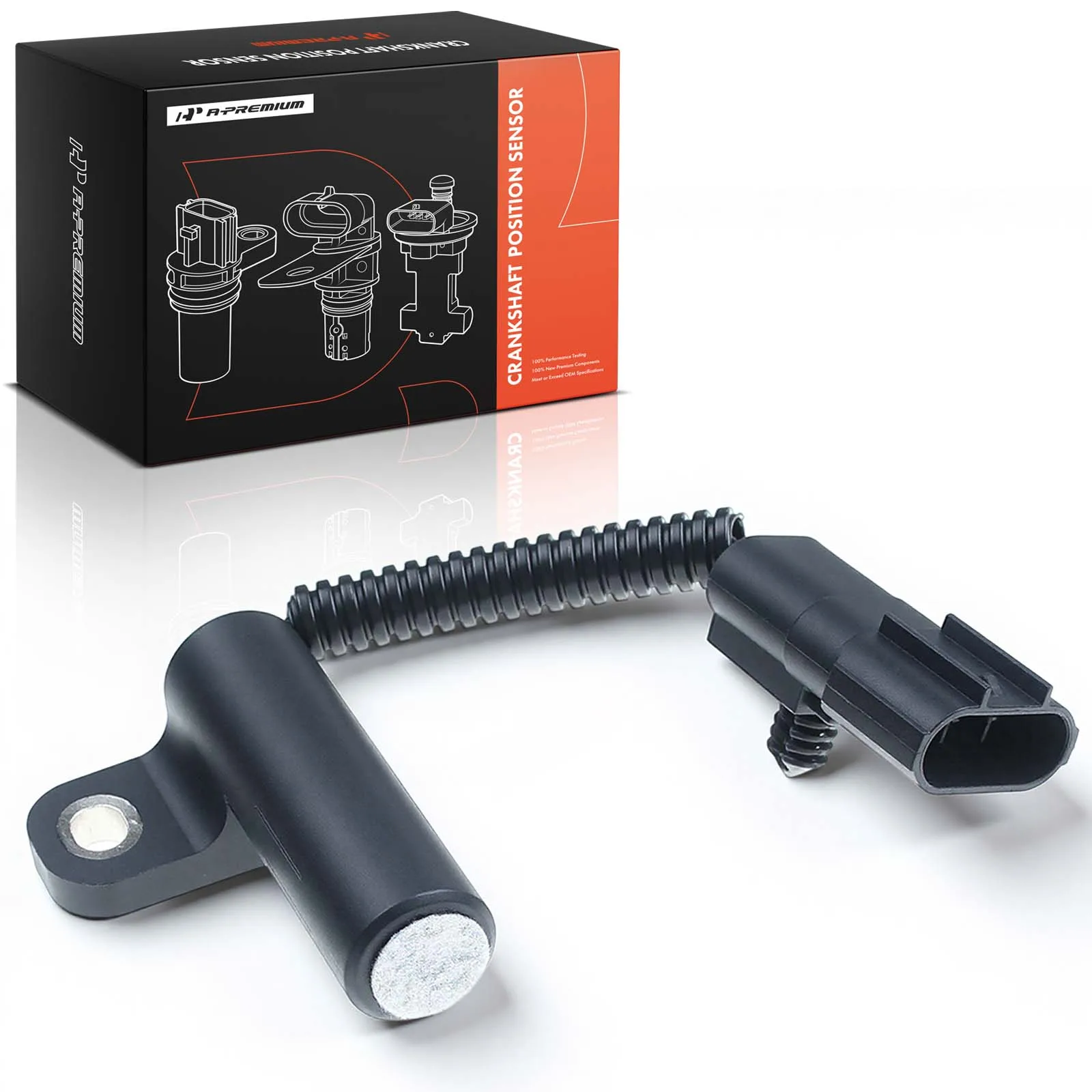 A-Premium Crankshaft Position Sensor for Dodge Avenger Stratus 1995-2000 Chrysler Sebring Cirrus 1995-2000