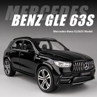 1:32 Mercedes Benz GLE 63s SUV Alloy Car Model Diecast Sound Light Toys Car Show Accessories Collection Box Children Toy Gift