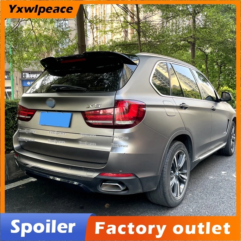 

For BMW X5 F15 2014-2018 Spoiler High Quality ABS Plastic Primer Color Rear Window Roof Spoiler Trunk Lip Wing Car Accessories