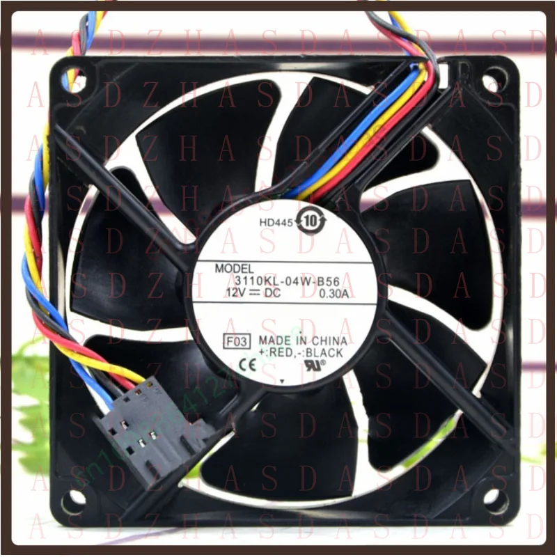 Z for NMB 8CM 8025 12V 3110KL-04W-B56 4-wire temperature control mute cooling fan