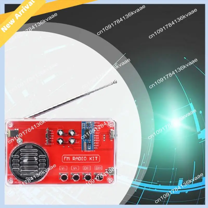 M01K FM Radio DIY Production Kit Electronic Assembly Soldering Practice Kit 50-108 Mhz Receiver