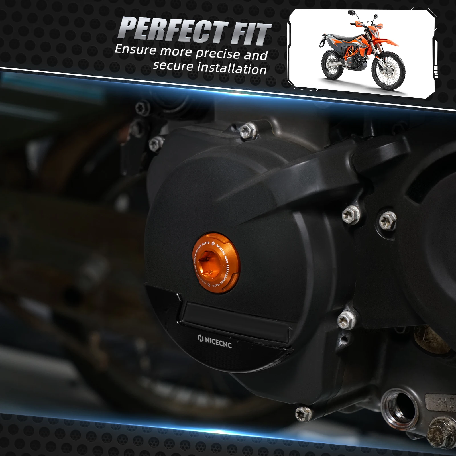 Generator Cover Threaded Plug Ignition Cover Plug For KTM 690 SMC R 690 Enduro/R 790/890 Adventure/R 1290 Super Adventure/R/S/T view 6