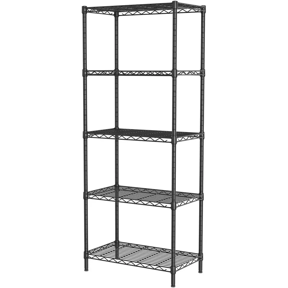 

Металлические регулируемые стеллажи для хранения, напольные полки для кухни, гардеробной, прачечной, ванной комнаты