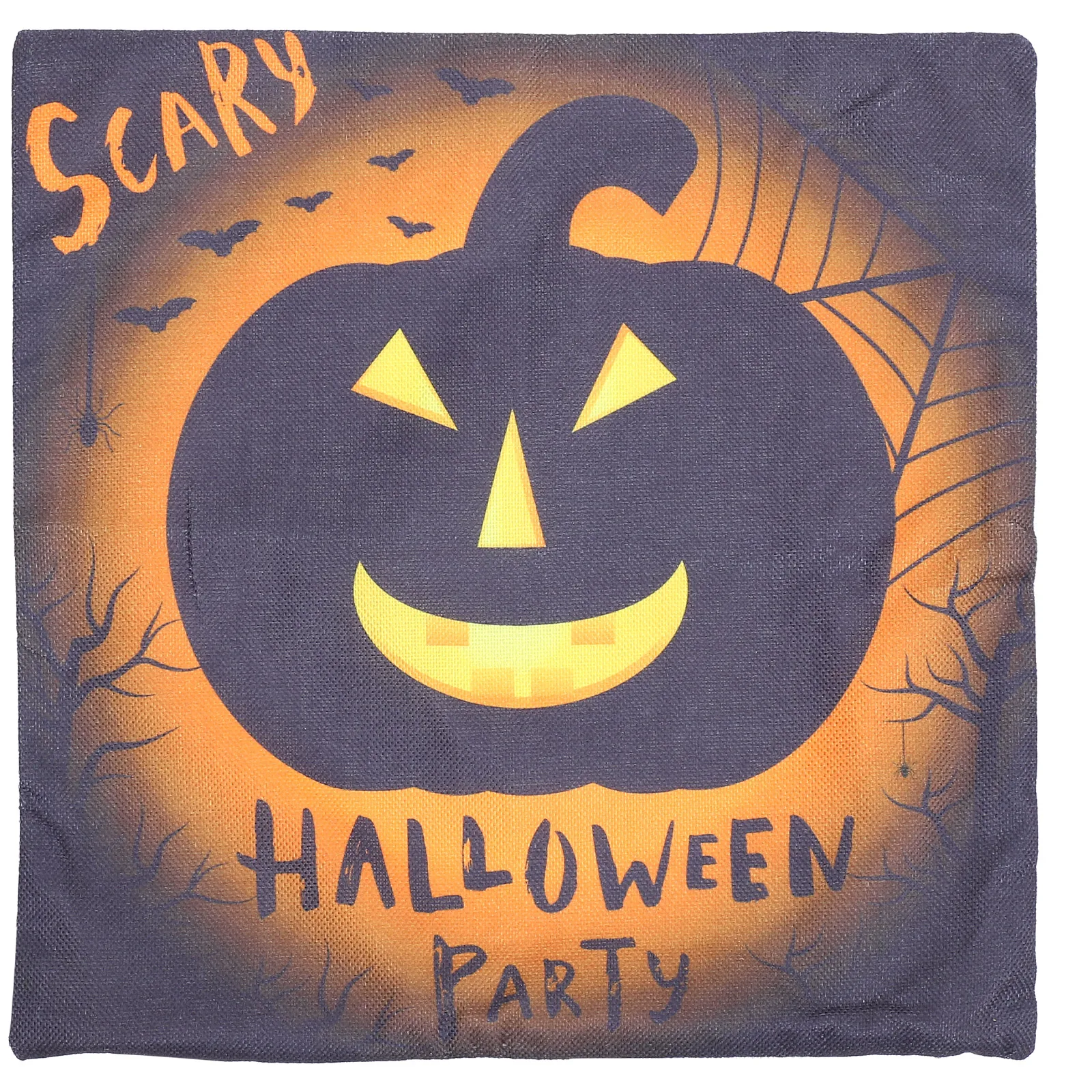 

Halloween Pumpkin Head Throw Pillowcase 45x45cm Decorative Cushion Cover Comfortable Sofa Pillow Home Decor Gift