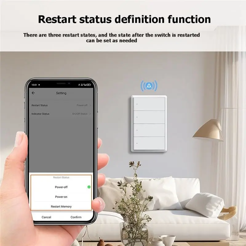 A01F-Tuya Wifi Smart Light Switch Support Switch Voice Control Google Home Work For Smart Life Homekit A