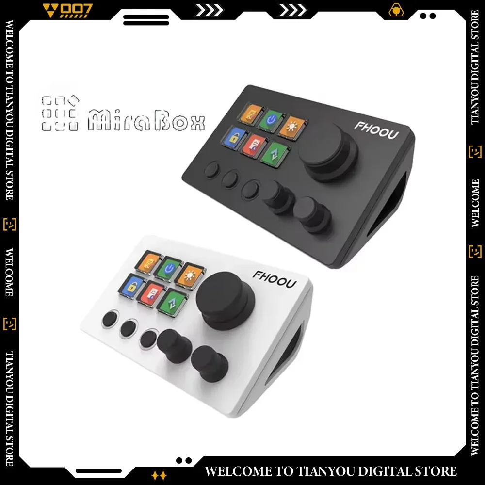 Mirabox N3 Mini Keyboards LCD Button Controller Kryboard Custom Button Windows/MacOS Metal Customize Christmas gifts Gift