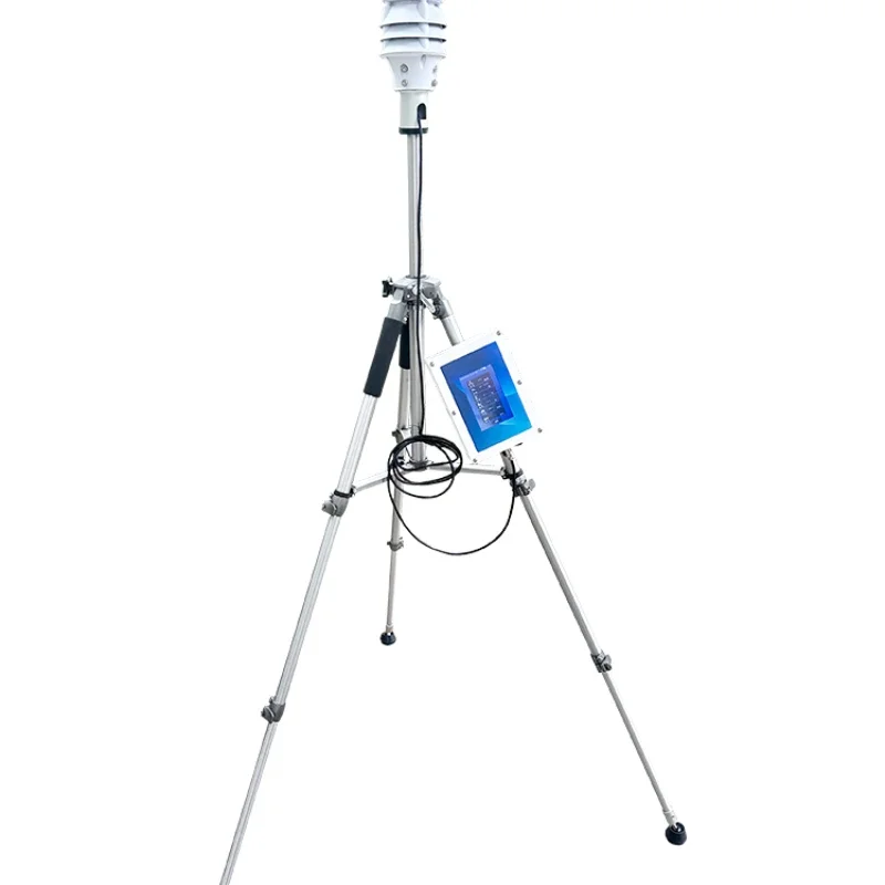 Station touch screen mobile emergency meteorological  outdoor meteorological observation station five elements