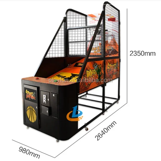 Entertainment venue street basketball machine coin-operated game machine sports arcade game