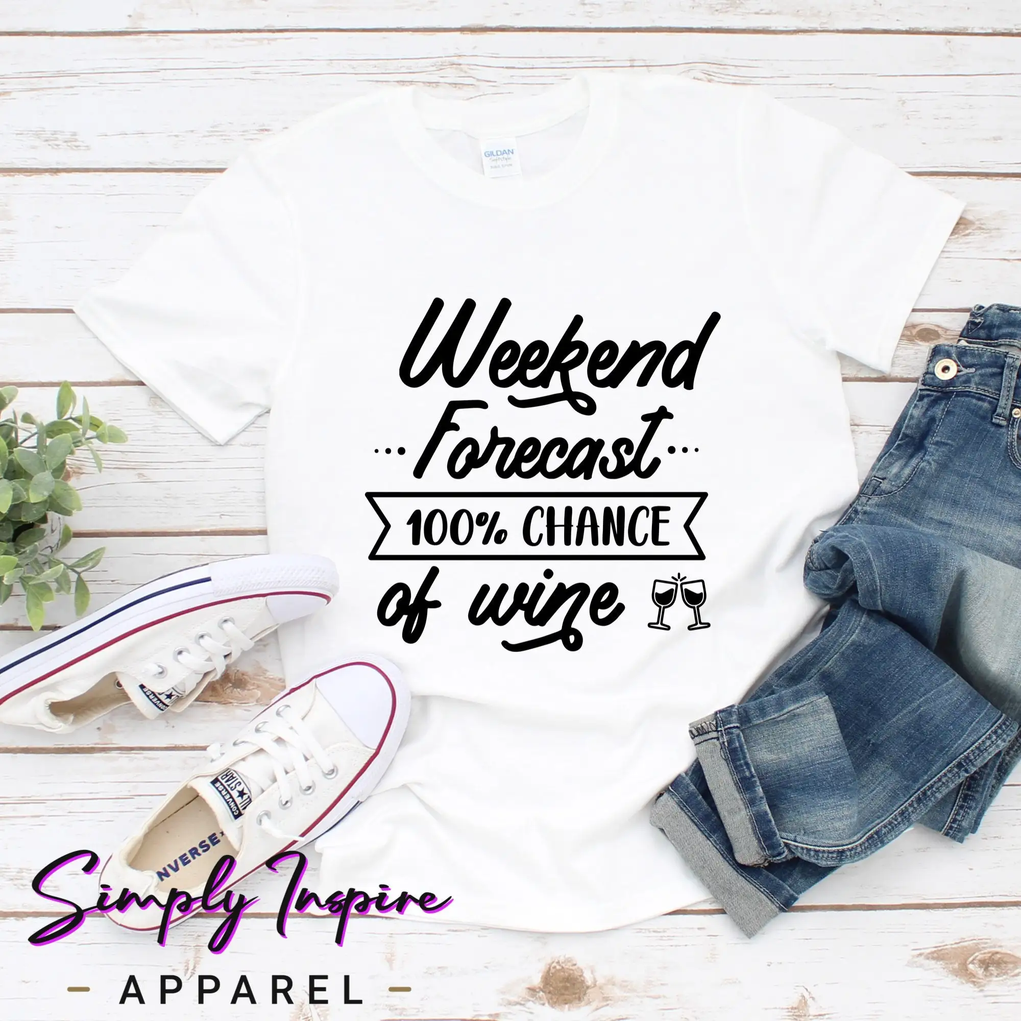 T-shirt de vin pour les amateurs, prévisions de week-end, 100 chances de dégustation, S