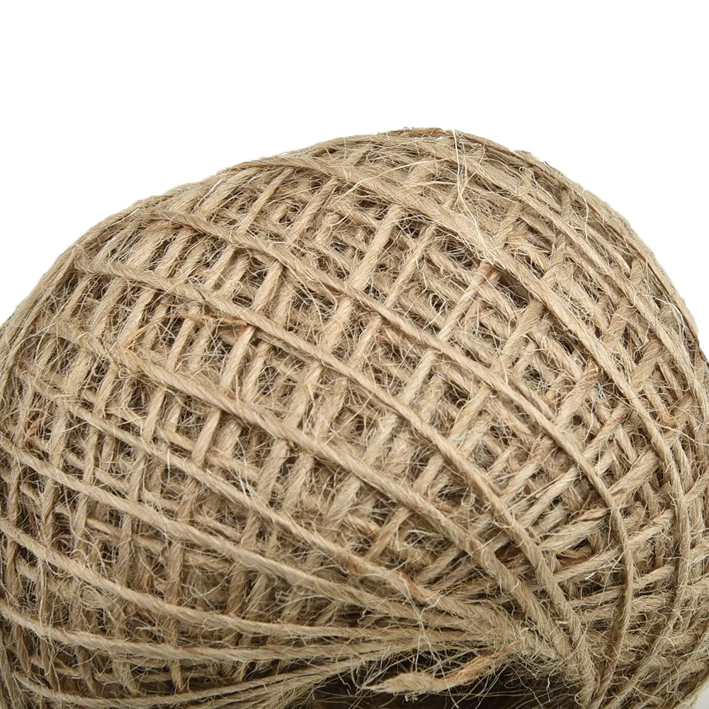 Cuerda de lino de 100m de larg - Twine Jute Natural reseña y precio