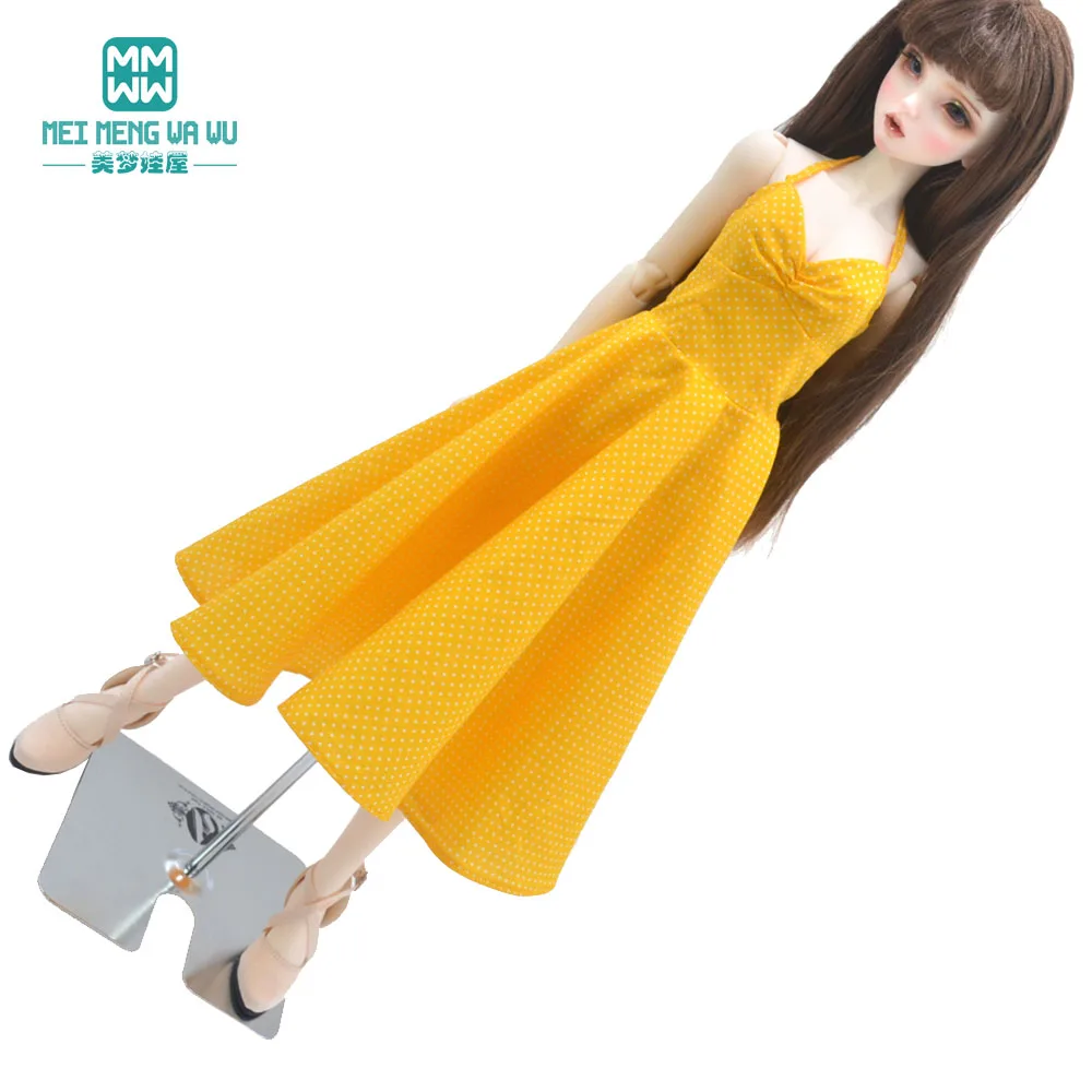 

Одежда для куклы BJD 58-60 см 1/3 SD DD с большим бюстом аксессуары для кукол модная юбка в горошек желтый, красный, синий подарок для девочки