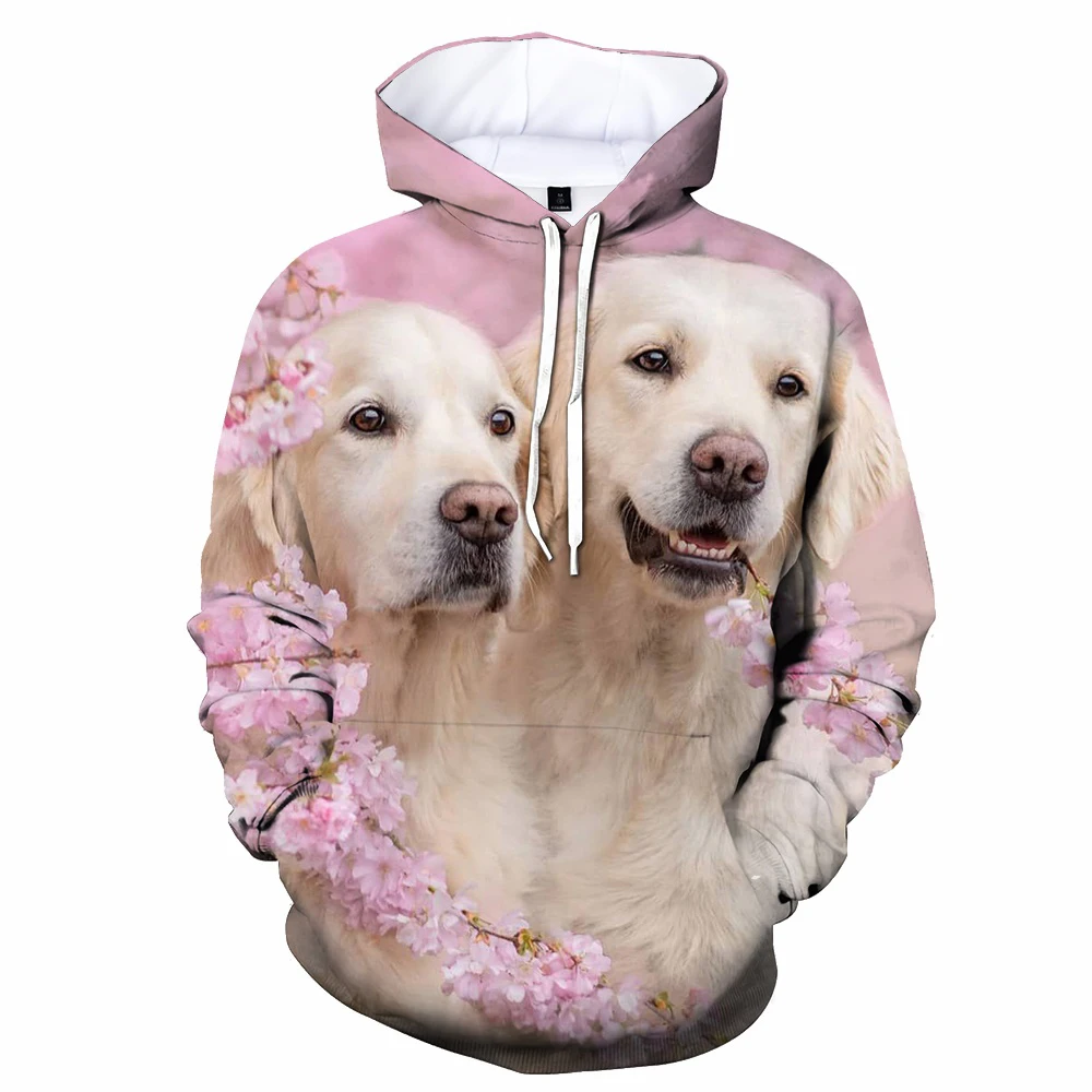 Newest Labrador Retriever 3D Hoodie Personality Fashion Pet Dog Men Women Fun Casual Hip-hop Pullover Hoodie