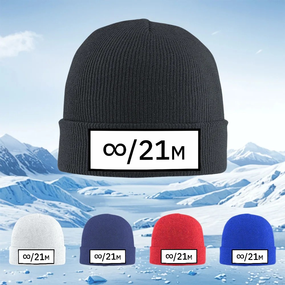 إنفينيتي رمز مائل 21 متر الرجال النساء للجنسين محبوك قبعة قبعة البلوز قبعة الشتاء الحرارية الدافئة عيد الميلاد ركوب الدراجات في الهواء الطلق مرحبا #2