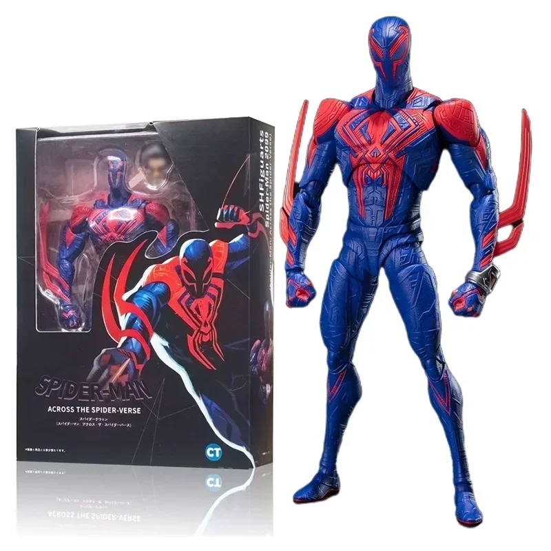 Across The Spider-Verse Part One Figure S.H.Figuarts Spider-Man 2099 Shf Action Figures Model Toys Desk Decoration Kids Gift