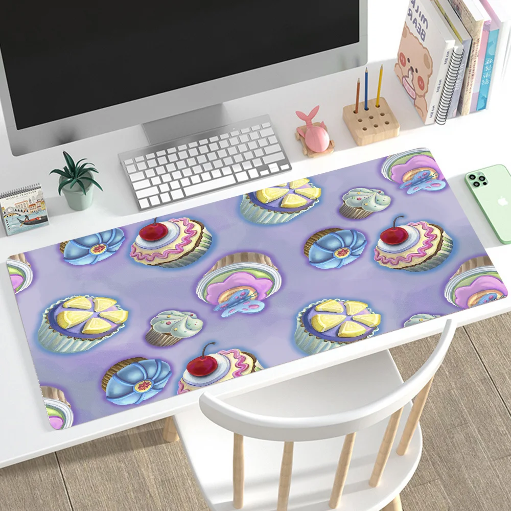 Cake Donuts Mousepad Mouse Mat Desk Mat With Pad Gaming Accessories Prime Gaming XXL Keyboard Pad Padding Mat