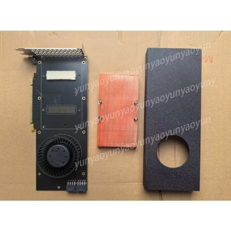 V100 SXM2 To PCIE Adapter Board Solid Pure Copper Cooling Fan 2nd Gen Optimized GPU Conversion Accessory