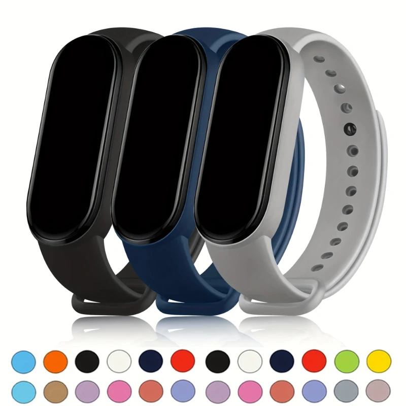 

Официальный силиконовый ремешок для Xiaomi Mi Band 4 5 6 7, браслет, спортивные часы, браслет Miband 4 miband 7 Correa Mi Band 3 4 5 6 7 Band
