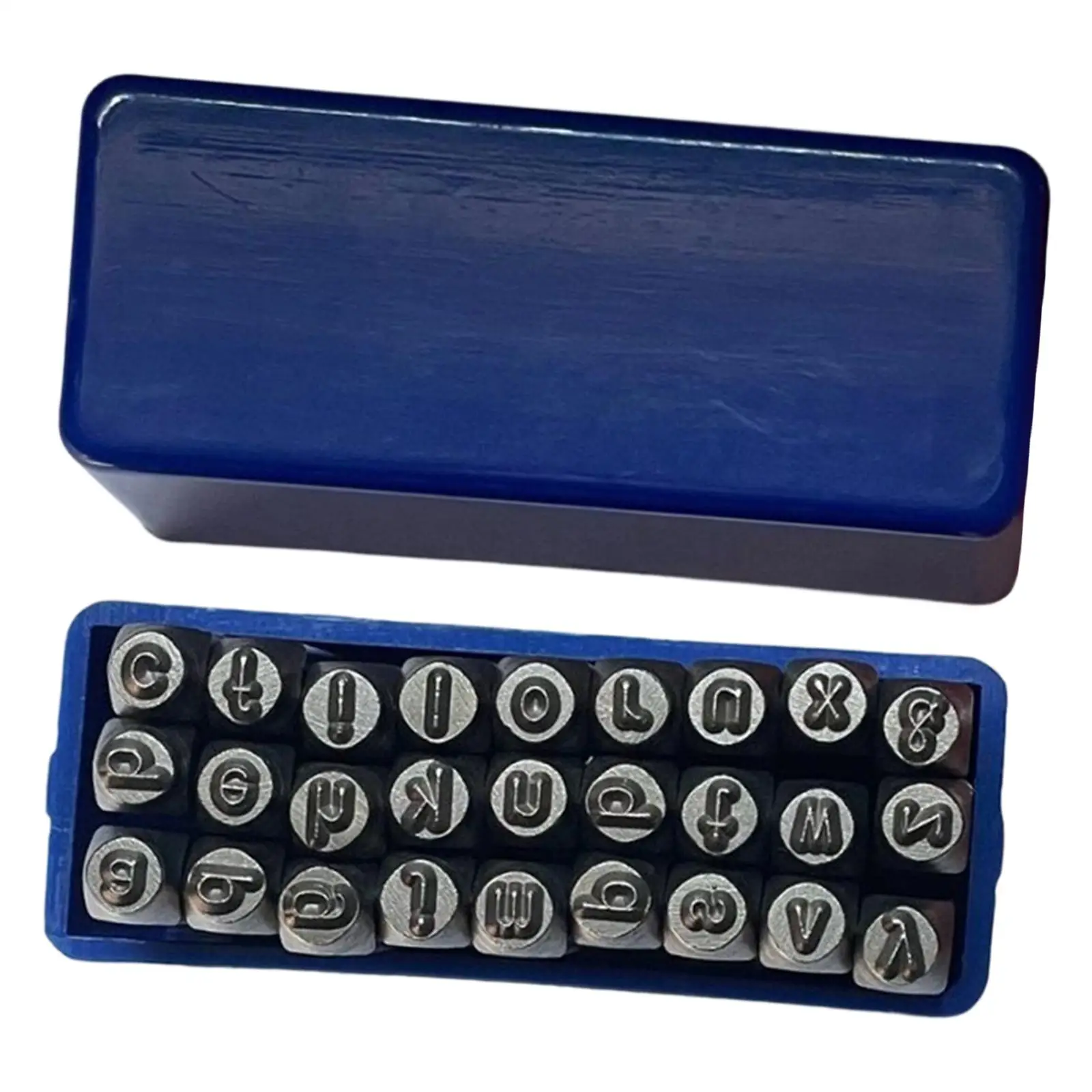 27 Pieces 3mm Steel Letter Stamp Set Professional Do Not Duplicate Stamp Steel Metal Stamping Tool Replace Easy Installation