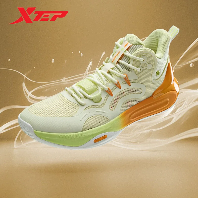 Xtep Fengchi V2 Basketball Shoes For Men 2024 Summer Stronger Propulsive Force Sports Shoes Combat Mid Top Sneakers 876219120003