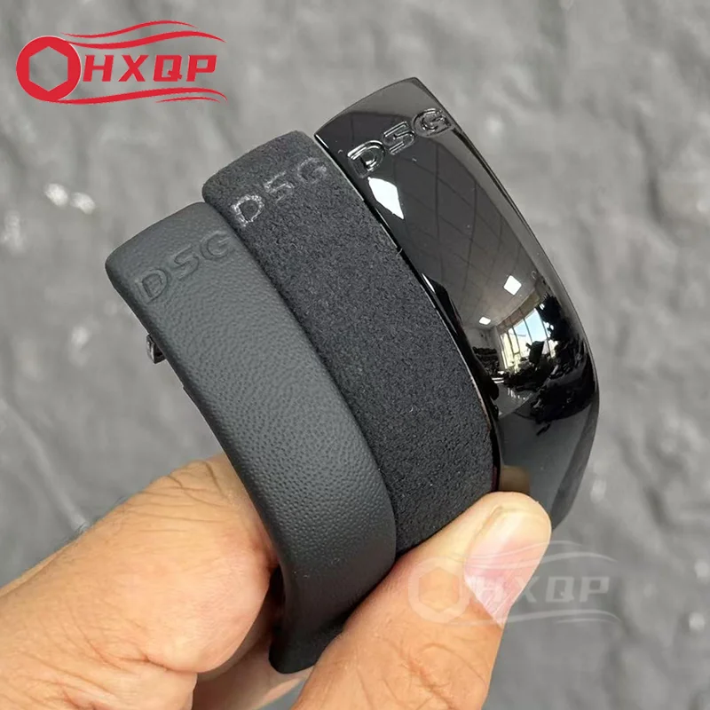 

1PCS Chrome Matt With Leather Shift Knob Gear Side Cover DSG Emblem For VW Golf 6 7 R GTI Passat B7 B8 CC R20 Jetta MK6 GLI