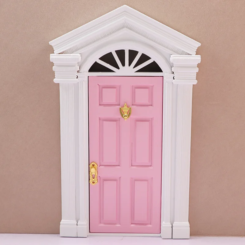 Porte de maison de poupée 1-12 porte en bois miniature - Jeux - Jouets
