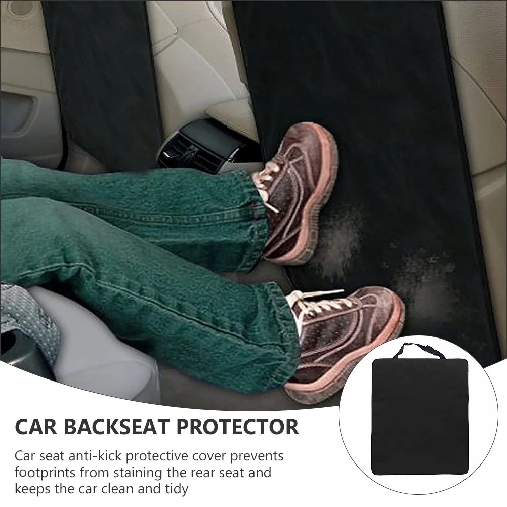 

2pcs Car Backseat Protector Anti-Kick Pad For Rear Cloth Durable Auto Seat Kick Mat Suv Pickup Vehicle Protection