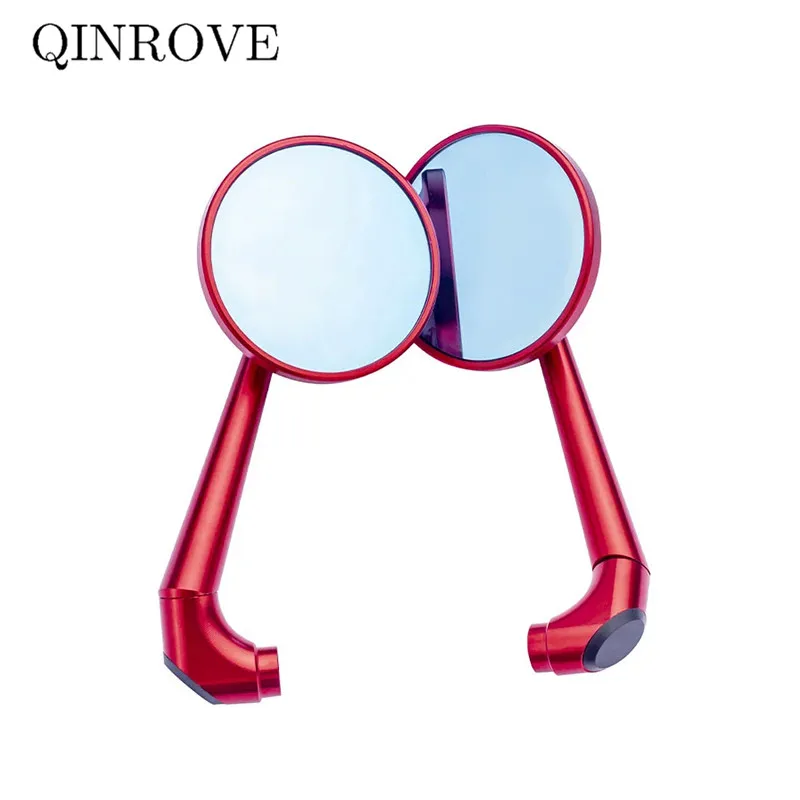 

8 10mm Rearview mirror motorcycle Aluminum Alloy Blue Glass Mirror Universal For Honda Hornet 600 750 Benelli 752S TRK 502X 702