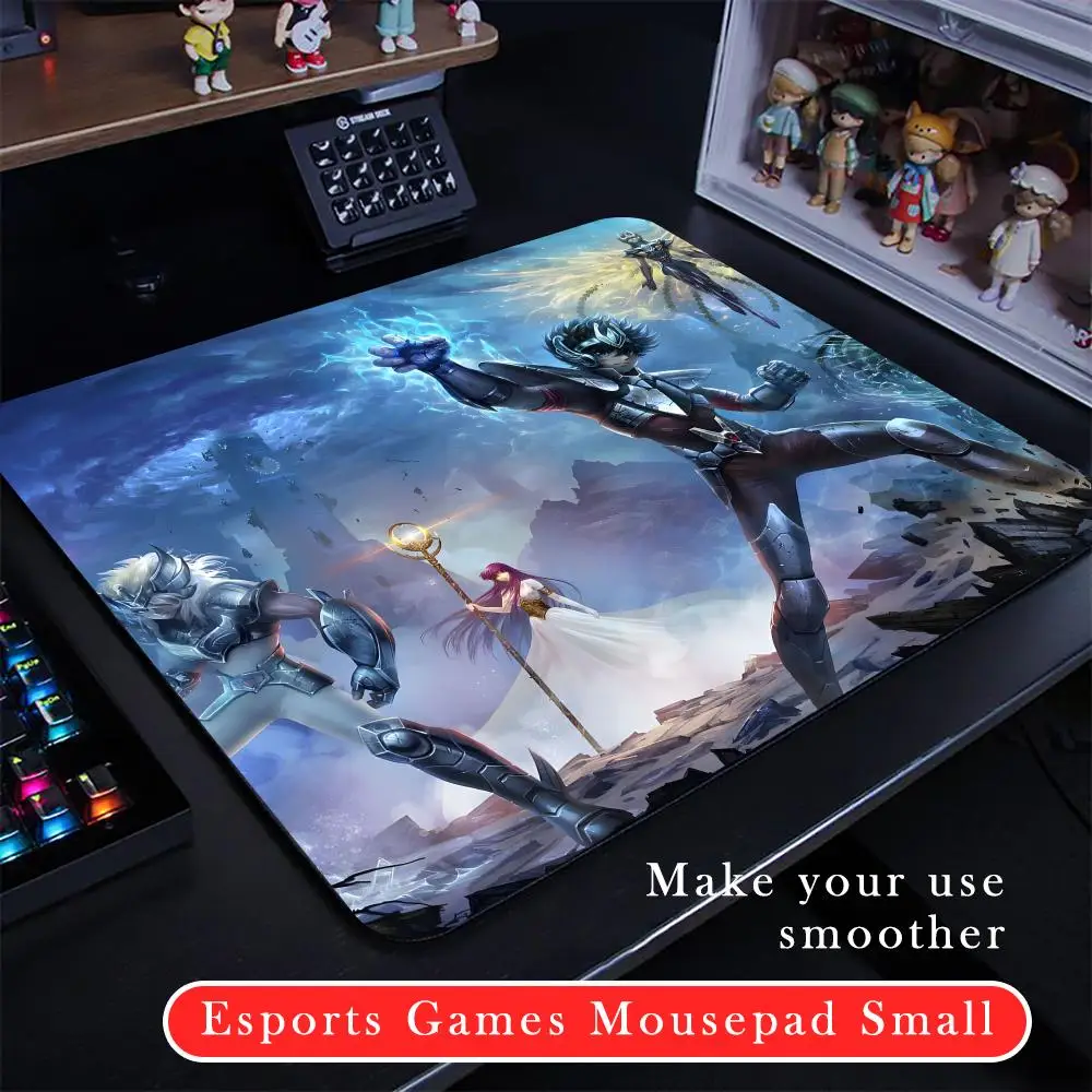 Anime S-Saints Seiyas Mouse Pad Cartoon rubber Small mouse pad desktop computer office keyboard e-sports ROGs game mouse pad