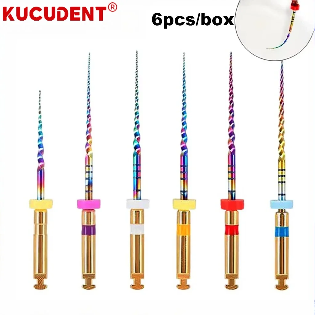 21/25mm Dental Reciprocating Rainbow Endodontic Files Dental Files Root Canal Use Rotary Heat Activated Endo Files Rotating File
