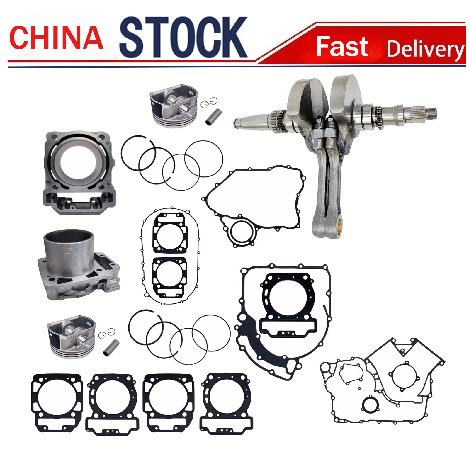 Motorcycle cylinder &Crankshaft &valve &cylinder head Kit FOR CFMOTO Cforce Uforce 800  550 ZForce Z8 UForce U8 0800-041000-0001