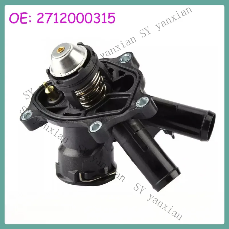 SY+ 2712000315 Thermostat Housing Water Coolant Flange for Mercedes Benz C250 SLK250