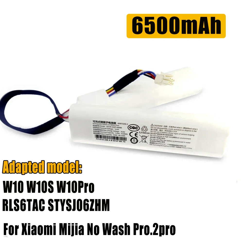 

Battery P2027-4S2P-MMBK for Xiaomi Dreame W10 W10s W10pro Self Cleaning Robot Vacuum Mop Pro Cleaner STYTJ06ZHM Part